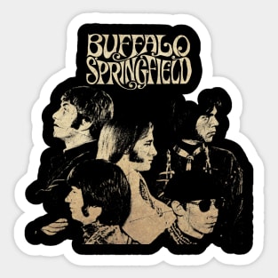 Buffalo Springfield Retro Vintage Sticker